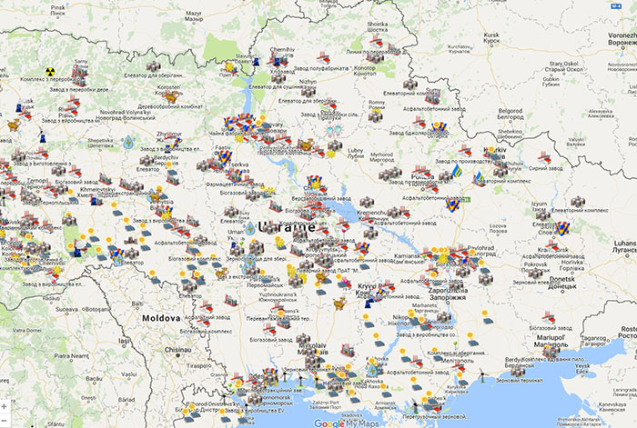 Появилась интерактивная карта всех предприятий, которые открылись в Украинес 2015 года